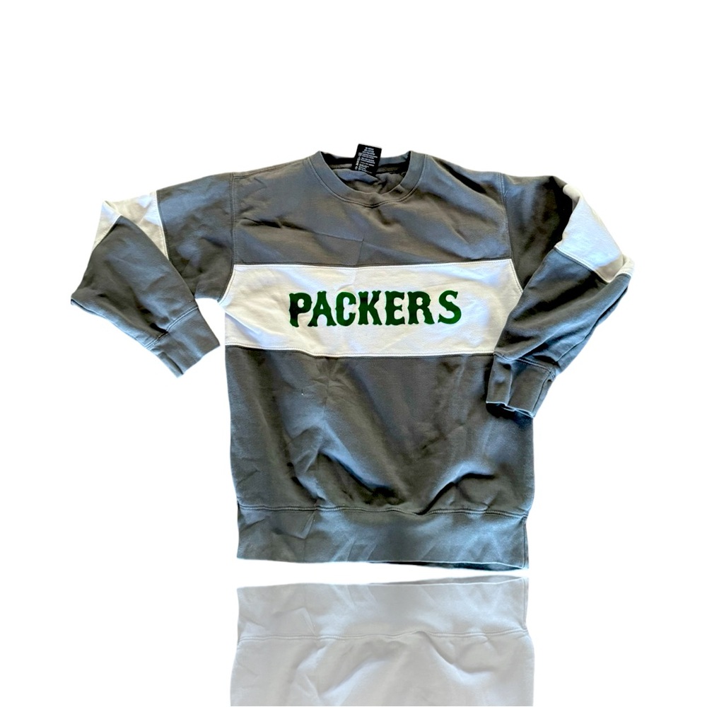 Green Bay Packers Vintage Sweatshirt: Adult Unisex Small: Lambeau Field: 90s